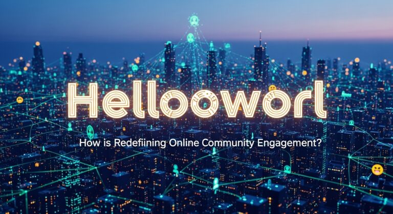 Hellooworl: How is Redefining Online Community Engagement Hellooworl