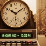 what time it was 18 hours ago