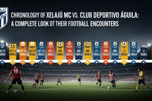 Cronología de Xelajú MC contra Club Deportivo Águila