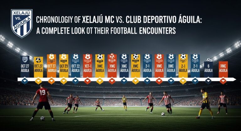 Cronología de Xelajú MC contra Club Deportivo Águila: A Complete Look at Their Football Encounters